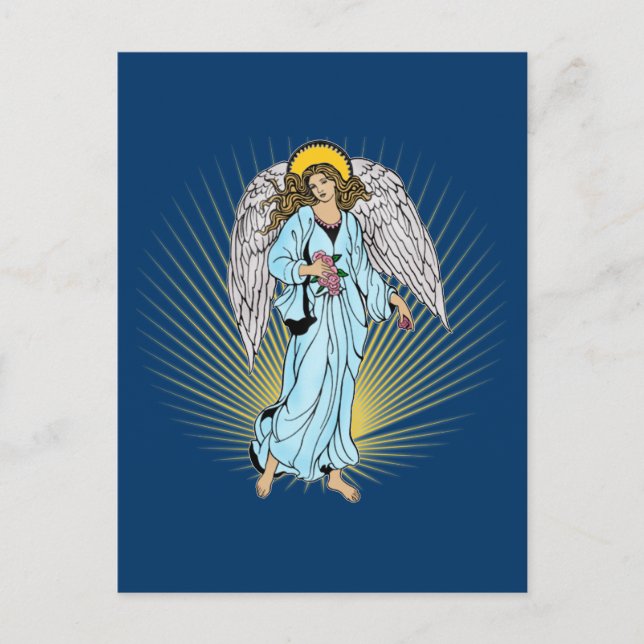 Antique Illustration of an Angel on Tshirts, Gifts Postcard (Front)