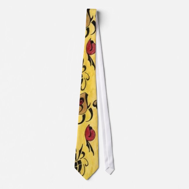 Antique impressions in yellow tie (Front)