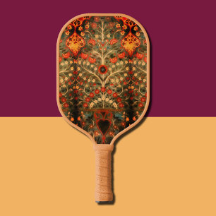 Antique  Indian  textile  design  - add name  Pickleball Paddle