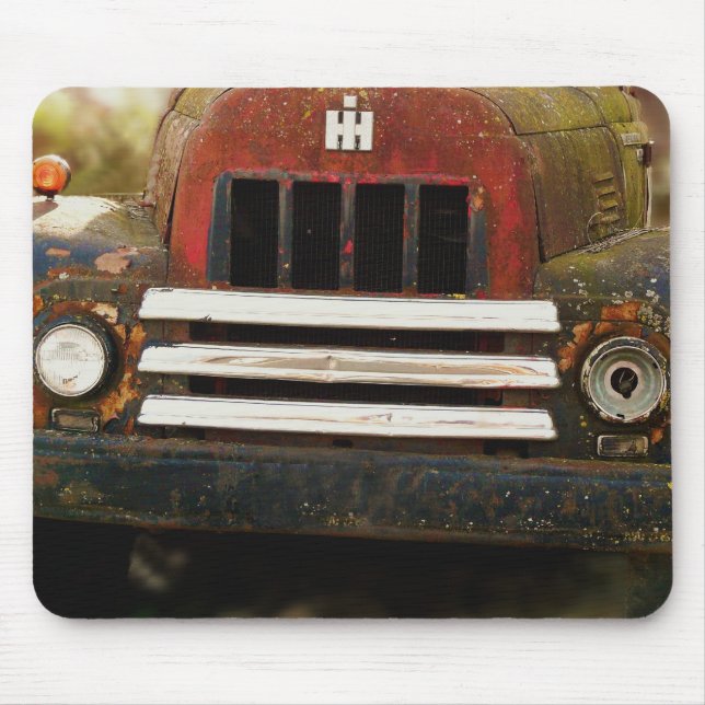 Antique International Harvester Truck Mouse Mat (Front)