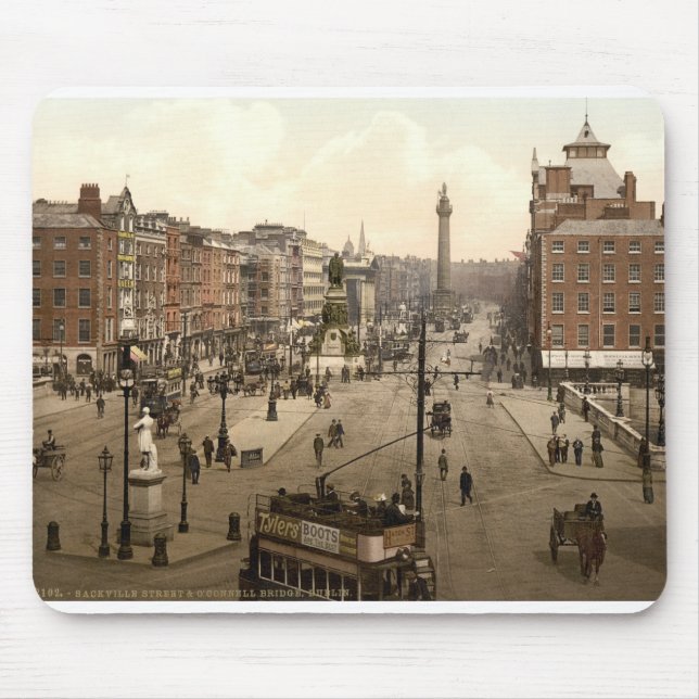 Antique Ireland, 1900 Sackville Street Dublin  Mouse Mat (Front)