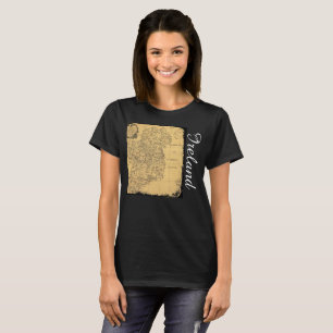 Antique Ireland Map T-Shirt