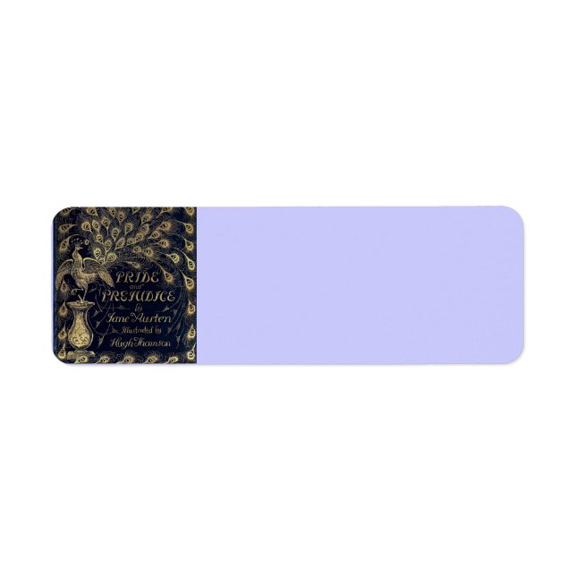 Antique Jane Austen Pride and Prejudice Peacock (Front)