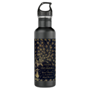 Antique Jane Austen Pride and Prejudice Peacock 710 Ml Water Bottle