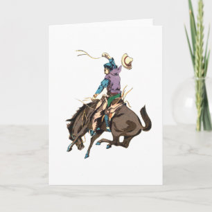 Antique Japanese Buckaroo 5 Card
