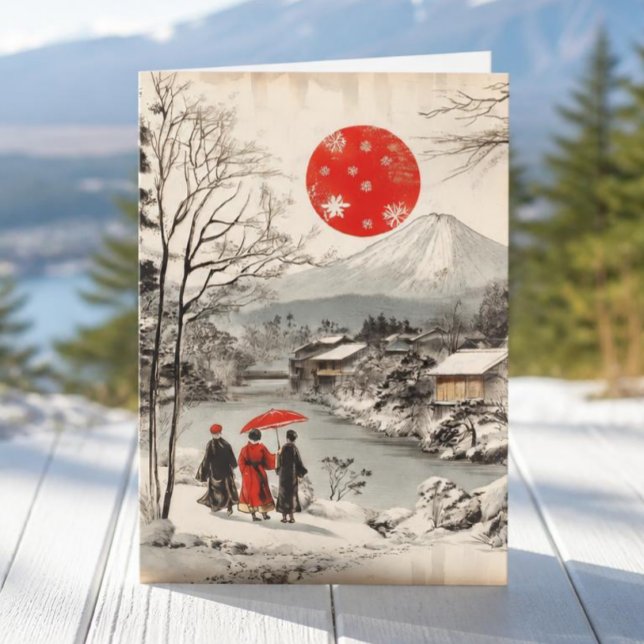 Antique Japanese Holiday Card (Creator Uploaded)