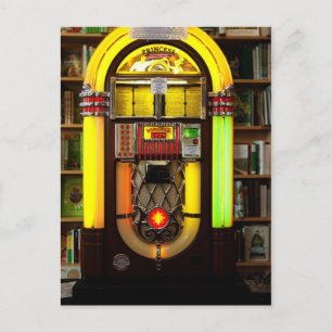 Antique Jukebox Postcard