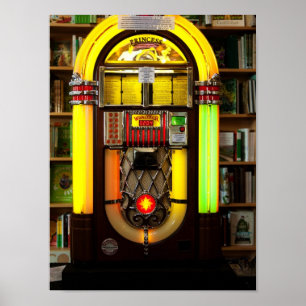 Antique Jukebox Poster