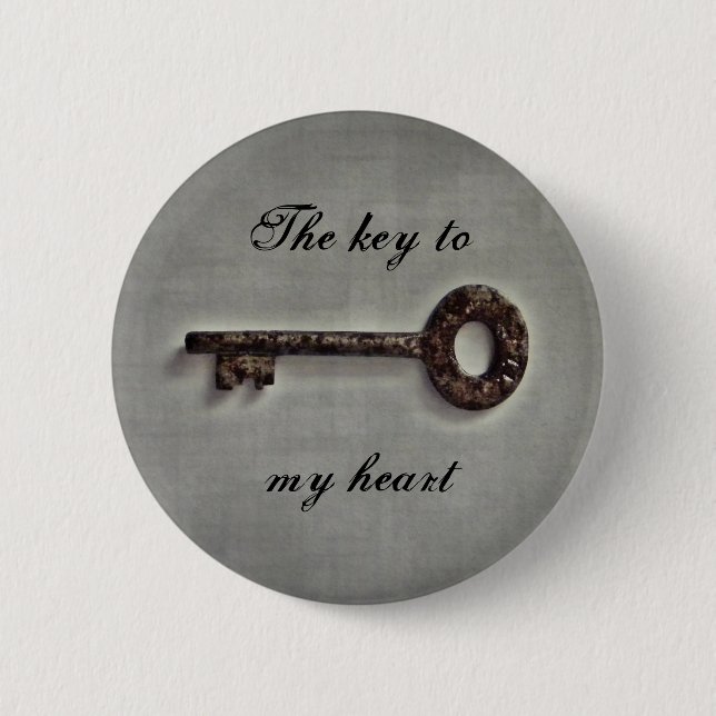 Antique key button (Front)
