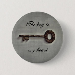 Antique key button
