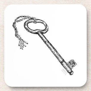 Antique Key Coaster
