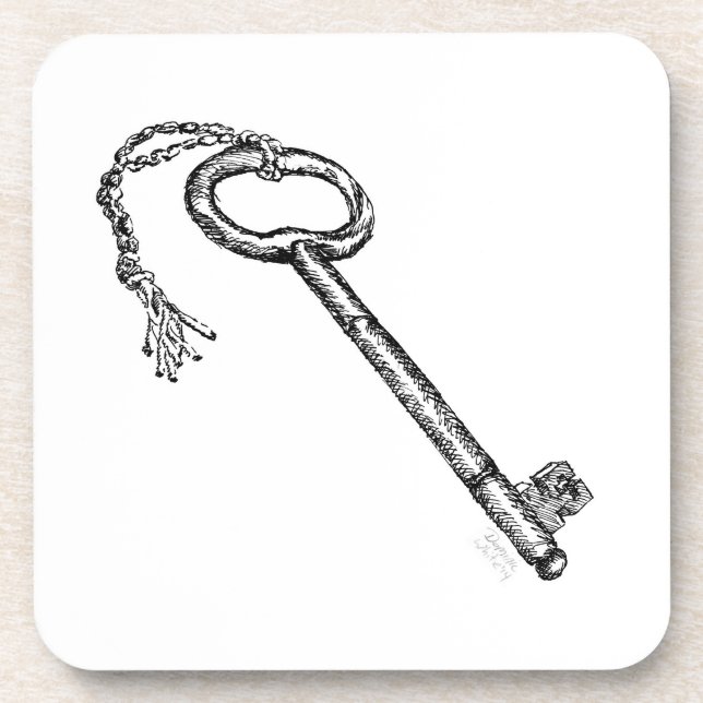 Antique Key Coaster (Front)