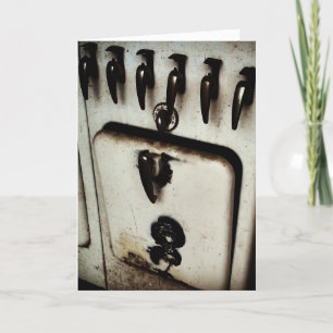 "Antique Kitchen Stove" Birthday Card