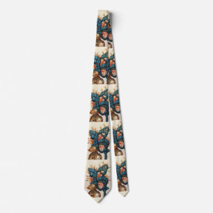 ANTIQUE KNIGHT HELMET WITH RED BLUE FEATHERS TIE