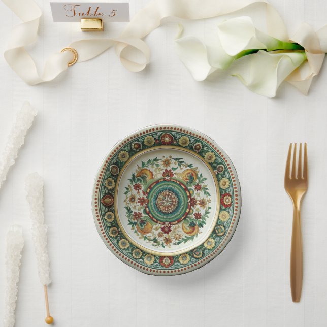 Antique Kornilov Brothers Porcelain Paper Plate (Wedding)