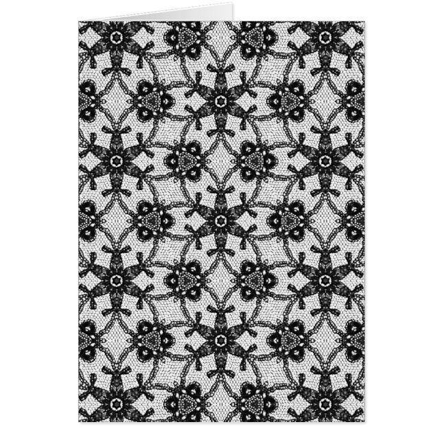 Antique lace - black and white (Front)