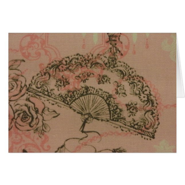 Antique Lace Fan (Front Horizontal)