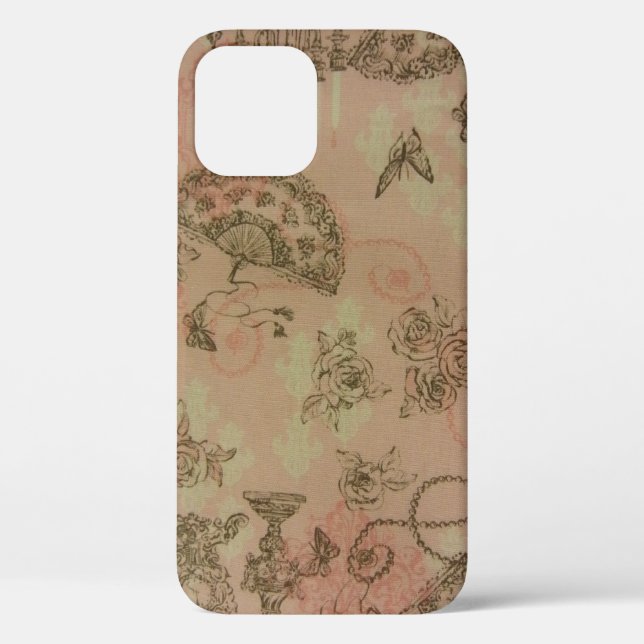 Antique Lace Fans & Roses Case-Mate Samsung Galaxy iPhone Case (Back)