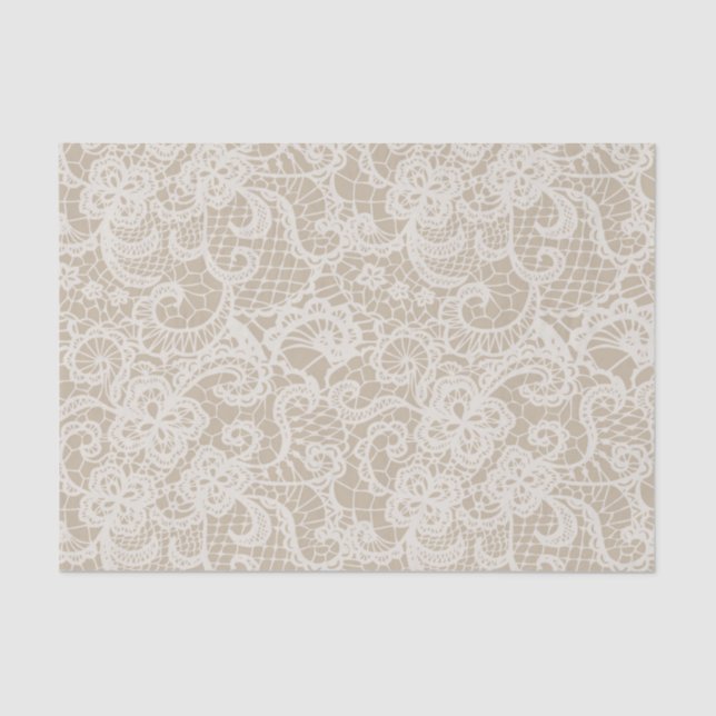 Antique Lace Tissue Paper (Front)
