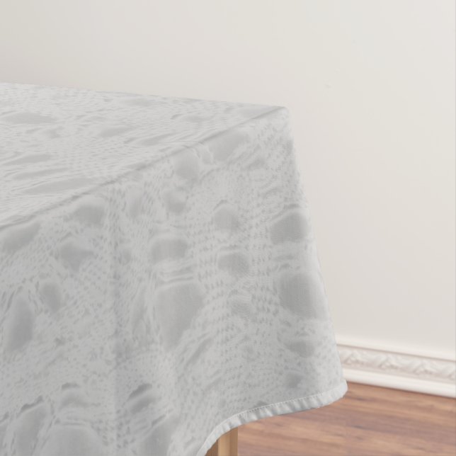 Antique Lacy Doily Tablecloth (In Situ)