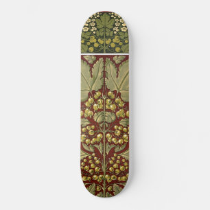 Antique Leaf Pattern Skateboard
