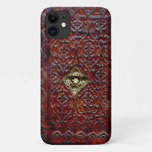 Antique Leather Book Bibliophile iPhone case
