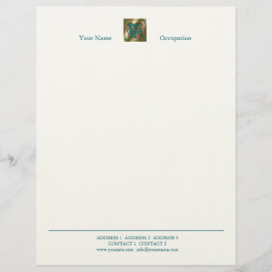 Antique Letter L - Letterhead