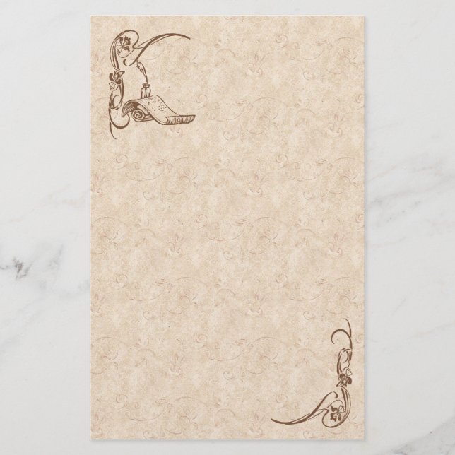 Antique Look Stationery (Front)