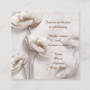 Antique Looking Lotus Flower Reception Enclosure C