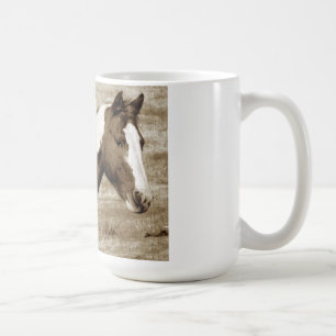 Antique Looking Paint Mare Coffee Mug