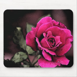 Antique Love Rose Mouse Mat