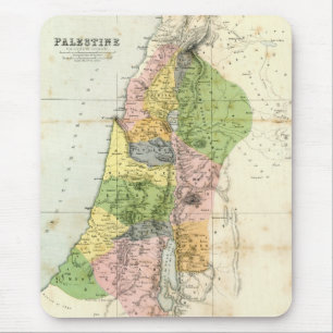 Antique Map - Biblical Palestine Mouse Mat