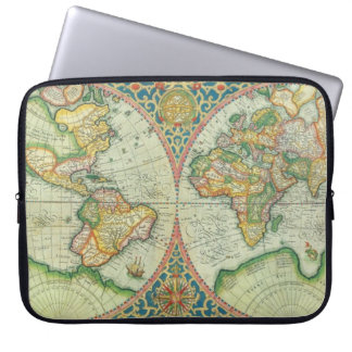 Antique Map laptop case