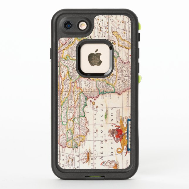 Antique Map of Africa LifeProof iPhone Case (Back)