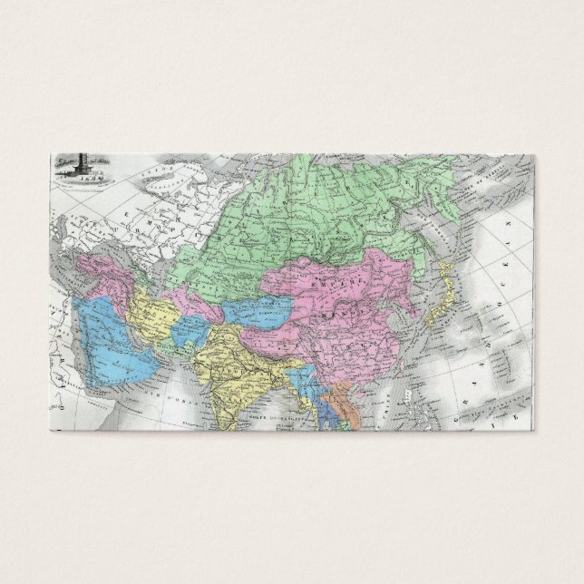 Antique Map of Asia circa 1800s (Front)