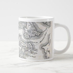 Antique Map of Boston   1775-1776 Large Coffee Mug