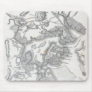Antique Map of Boston   1775-1776 Mouse Mat