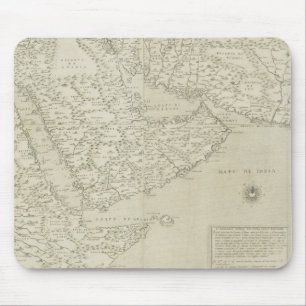 Antique Map of Horn of Africa Mouse Mat