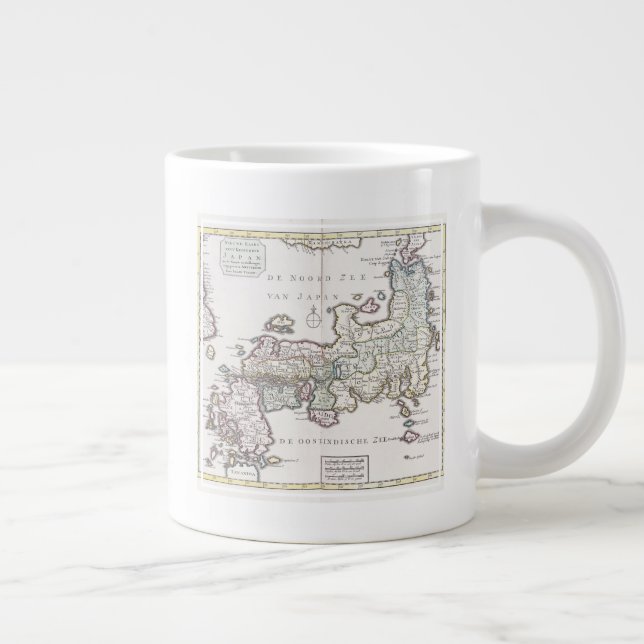 Antique Map of Japan | 1769 Large Coffee Mug (Right)