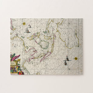 Antique Map of the East Indies Jigsaw Puzzle