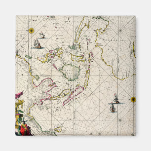 Antique Map of the East Indies Magnet