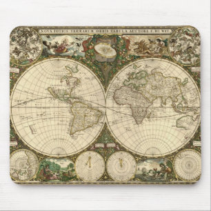 Antique Map Series Mouse Mat