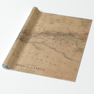 Antique Maps Style 10 Wrapping Paper Roll