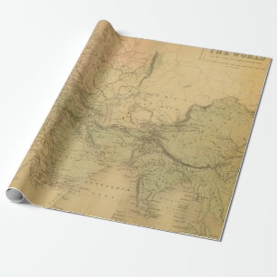Antique Maps Style 15 Wrapping Paper Roll
