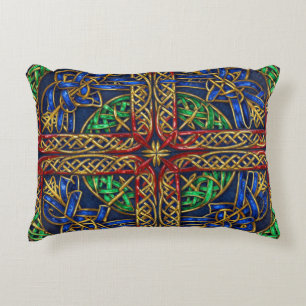 Antique Mediaeval Celtic Knots Decorative Cushion