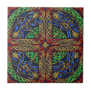 Antique Mediaeval Celtic Knots Tile