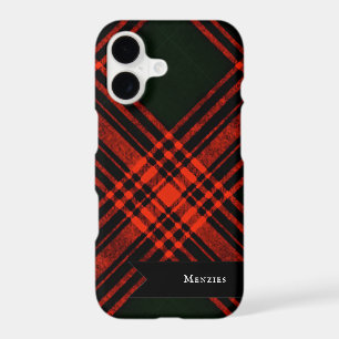 Antique Menzies Hunting Tartan Plaid Pattern