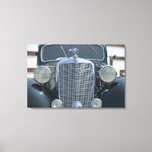 antique mercedes 2 canvas print