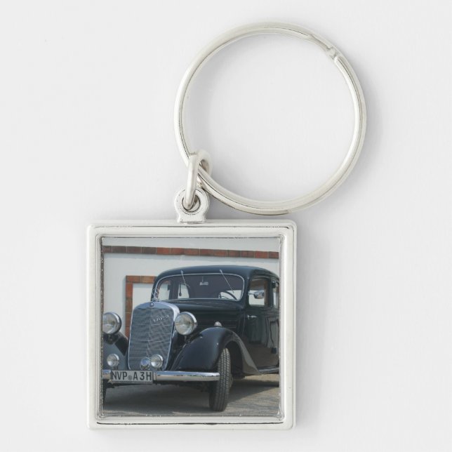 antique mercedes 3 key ring (Front)