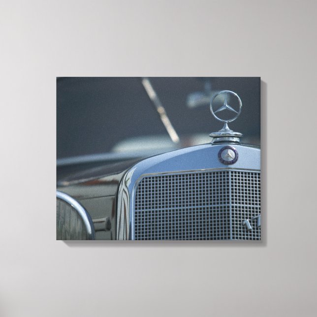 antique mercedes 4 canvas print (Front)